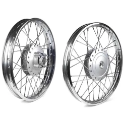 Par Aro Roda Raio 4mm Cromado ou Inox Cg Fan 125 09/18 Tambor Traseira e Dianteira