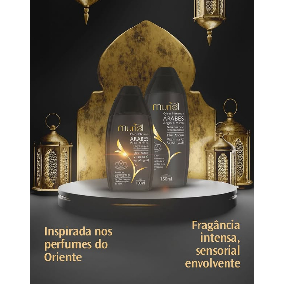 Óleo Corporal Óleos Naturais Árabes Muriel