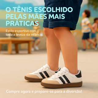 Tênis Infantil Menino Criança Baby Menino Sambinha Estiloso e Leve do 20 ao 35 Envio Imediato em Oferta na Shopee