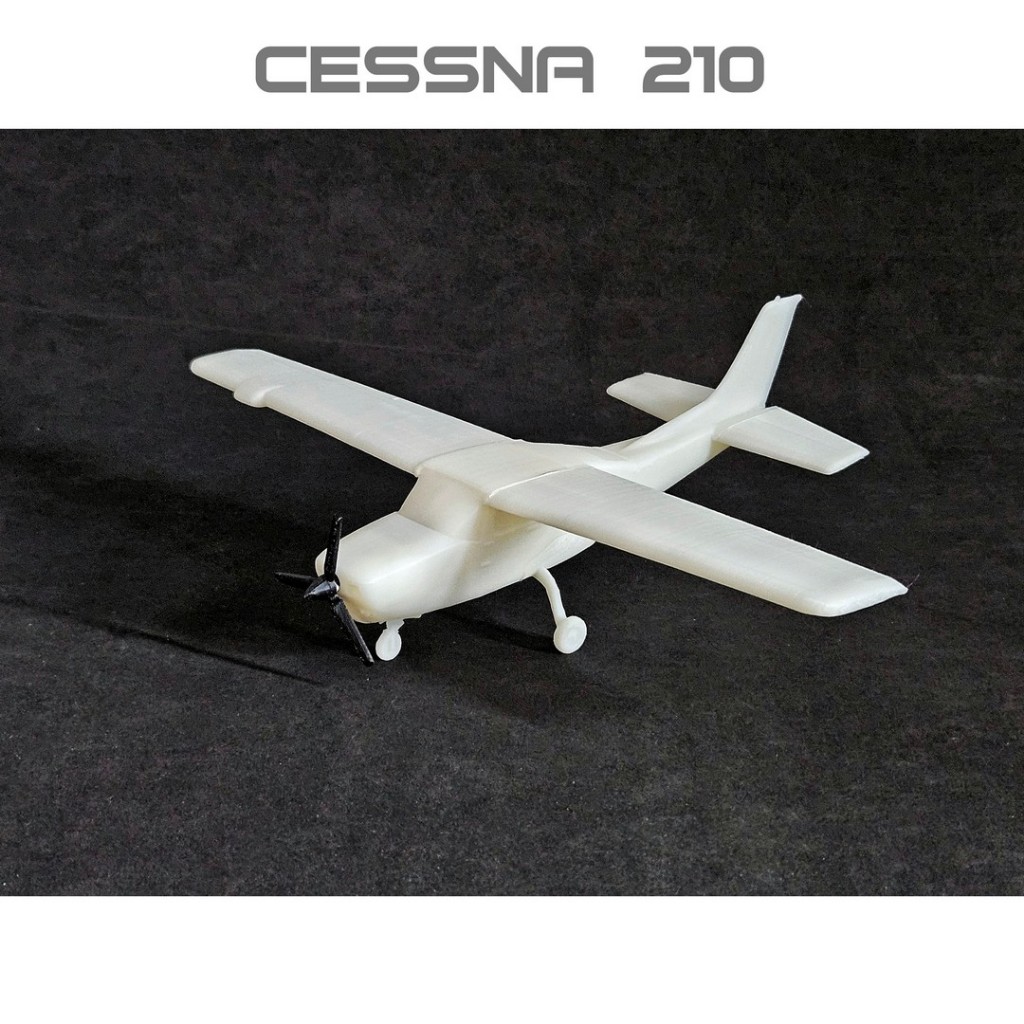 Avião Cessna C210 Maquete Escala 1:48 Plastimodelo