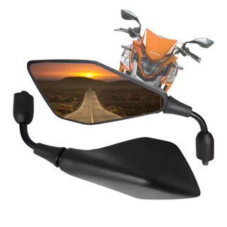 Retrovisor Fixo Rosca Honda Modelo Kawasaki Z400 Haste Curta em Oferta na Shopee