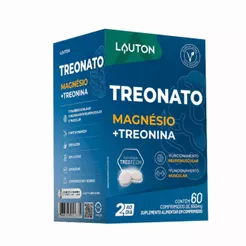 Treonato Magnésio + Treonina - 60 cps - Lauton