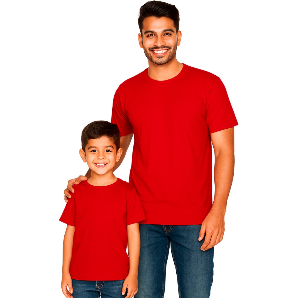 Kit Camiseta Tal Pai Tal Filho Tshirt Adulto e Infantil Lisa