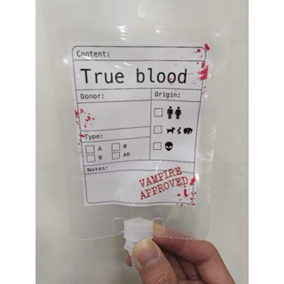 bolsa de sangue com tampa halloween  10 unidades em Oferta na Shopee