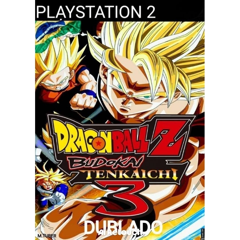 DRAGON BALL Z BUDOKAI TENKAICHI 3 MODELO DO CONSOLE NA IMAGEM