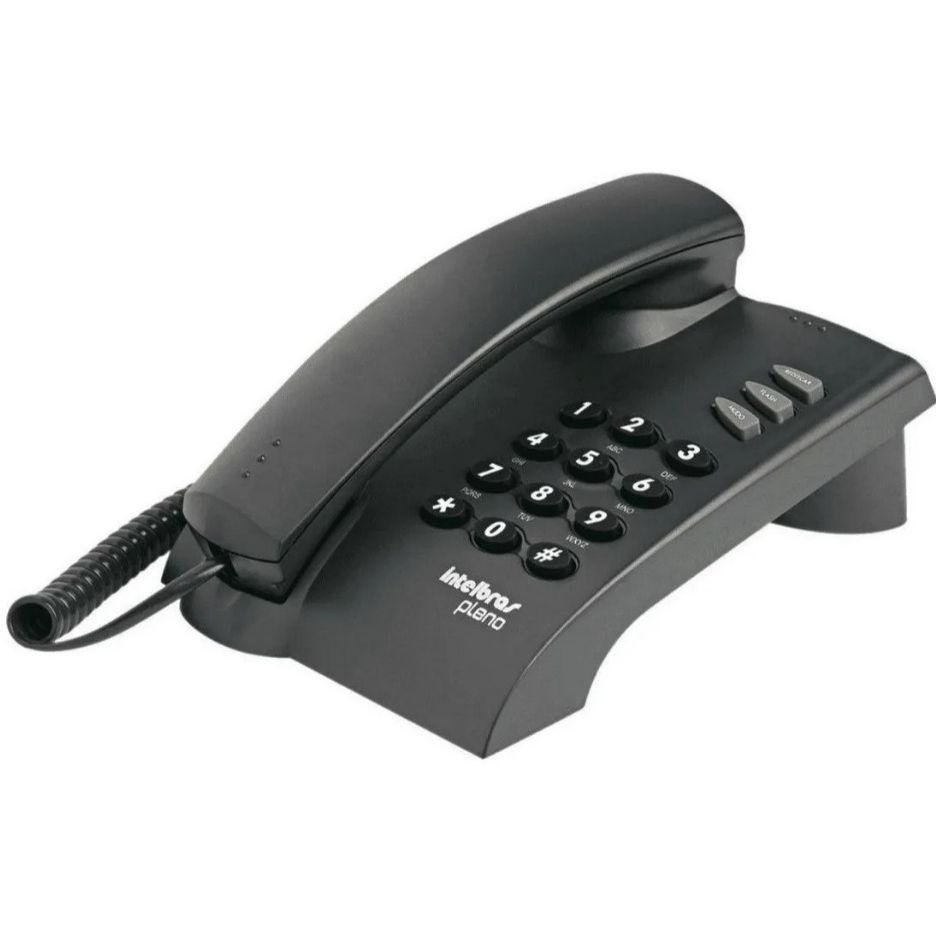 Telefone com Fio Intelbras Pleno