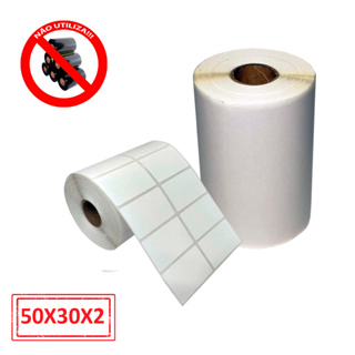 Etiqueta 50x30x2 Térmica - 1 Rolo (1.000 Etiquetas) em Oferta na Shopee