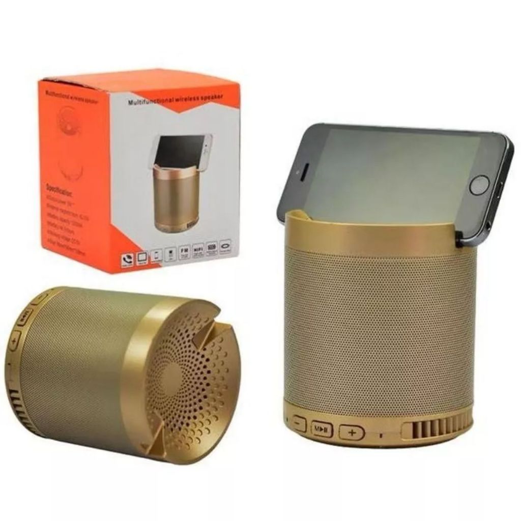Caixa de Som Bluetooth HF-Q3 10W Portátil  Rádio FM, USB, Cartão SD, pen drive - detalhe