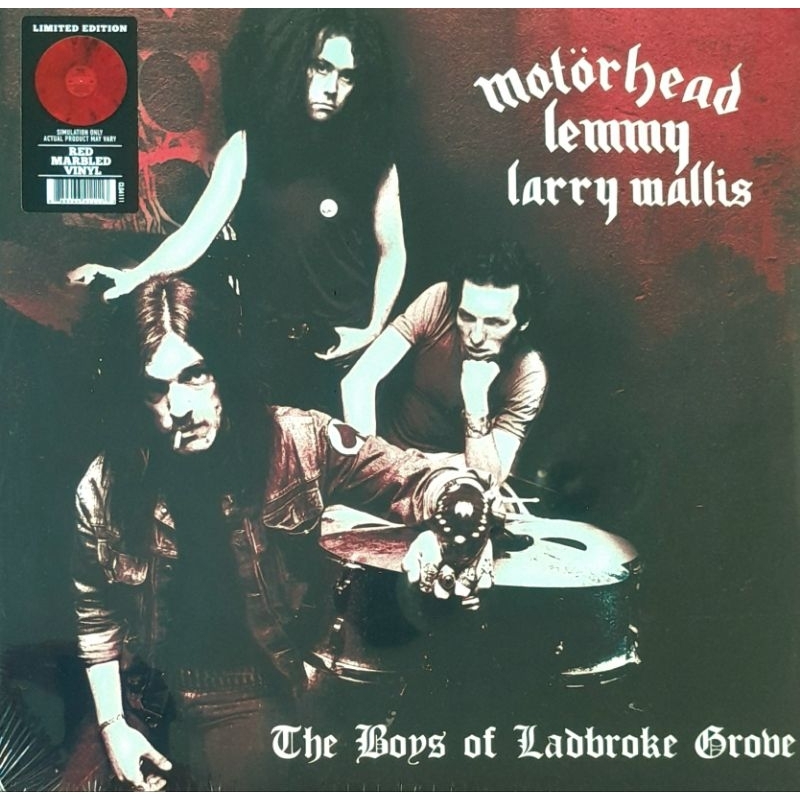 Motörhead, Lemmy, Larry Wallis-The Boys Of Ladbroke Grove-lp importado-LACRADO-vinil