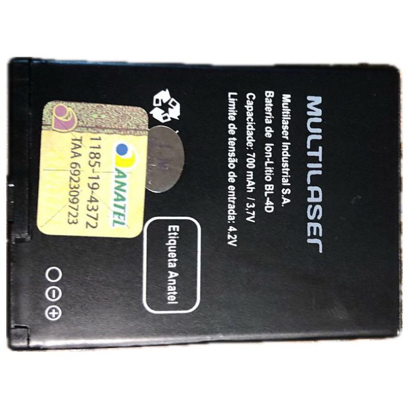 Bateria :Multilaser BL4D em Oferta na Shopee