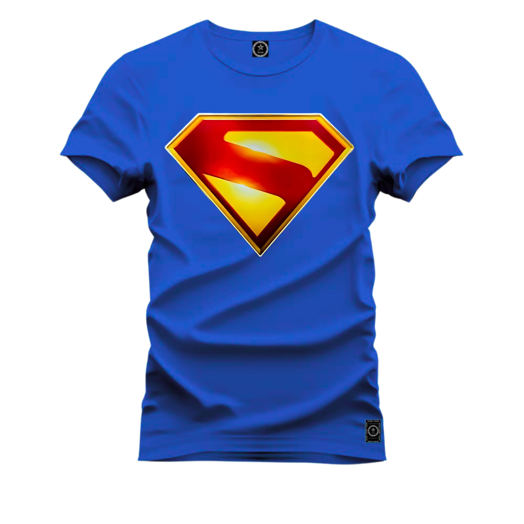 Camiseta Super Homem Novo Logo Nova. Super Herois.