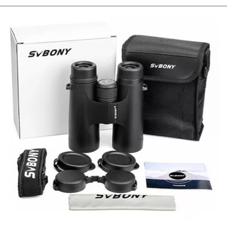 Binóculo Alta Potência Profissional Hd 10x42 Militar Svbony Cor Preto