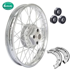 Roda Aro Calha Folha Jante Traseira 4mm Honda Titan 125 00/04 Fan 125 05/08 C/rolamentos e Lonas