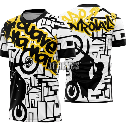 Camiseta Camiseta Moto Personalizada Grau E Arte