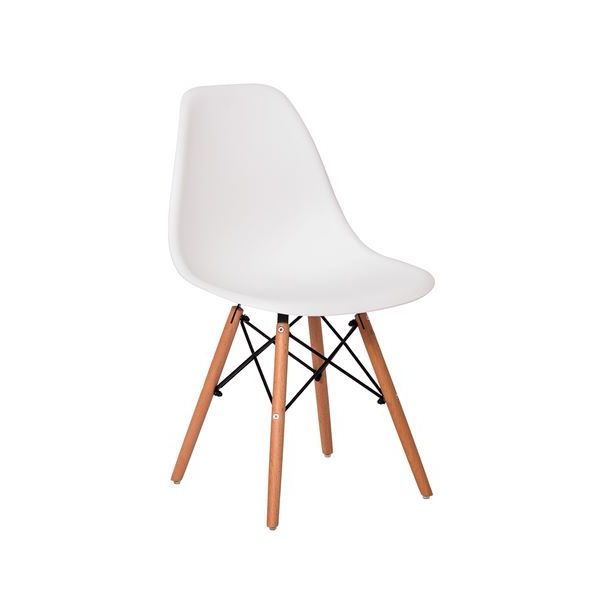 Cadeira Eames Eiffel Conjunto com 2 Unidades para Sala Jantar ou Escritório