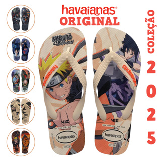 Chinelo Havaianas Naruto Shippuden Akatsuki Sasuke Deidara Jiraya Kyuubi Amaterasu Sharingan em Oferta na Shopee