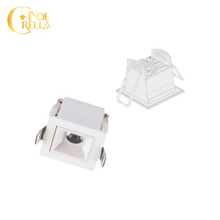 Luminária Teto Gesso Sanca Spot Led 3W Recuado Branco Slim Minimalista Design Pico em Oferta na Shopee