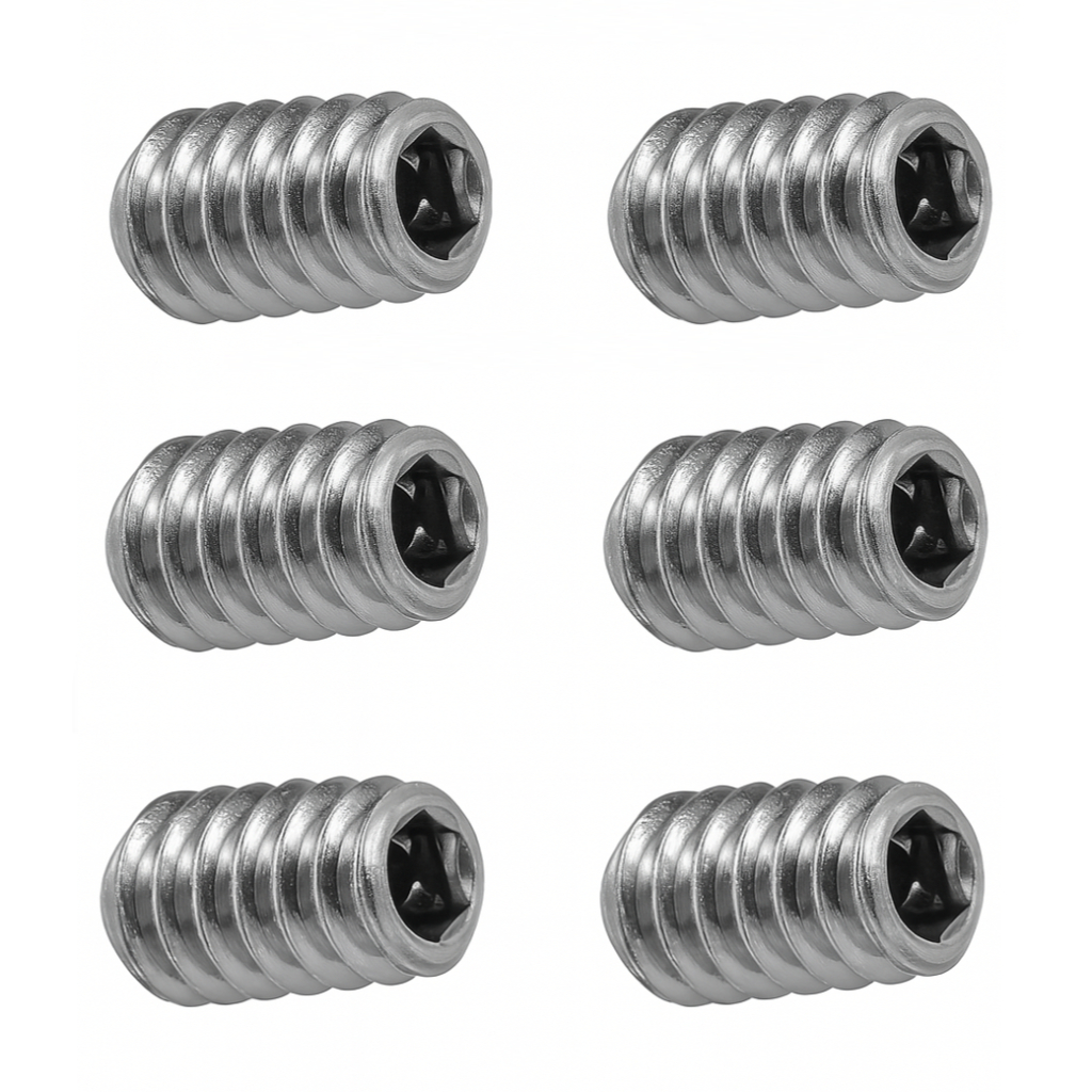 Kit 6 Parafusos Inox Quilha De Encaixe Prancha De Surf
