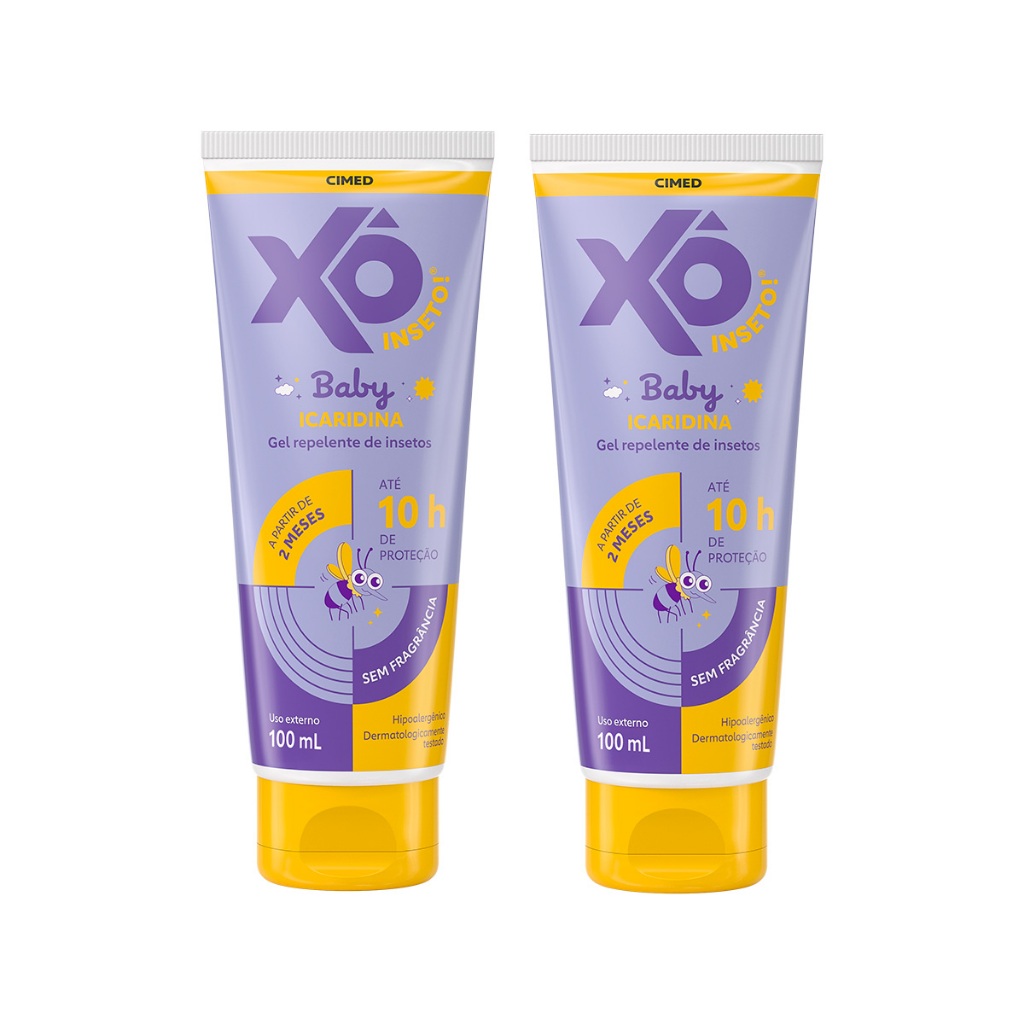 Kit 2 Und Repelente Xô Inseto Baby Icaridina Gel 100ml em Oferta na Shopee