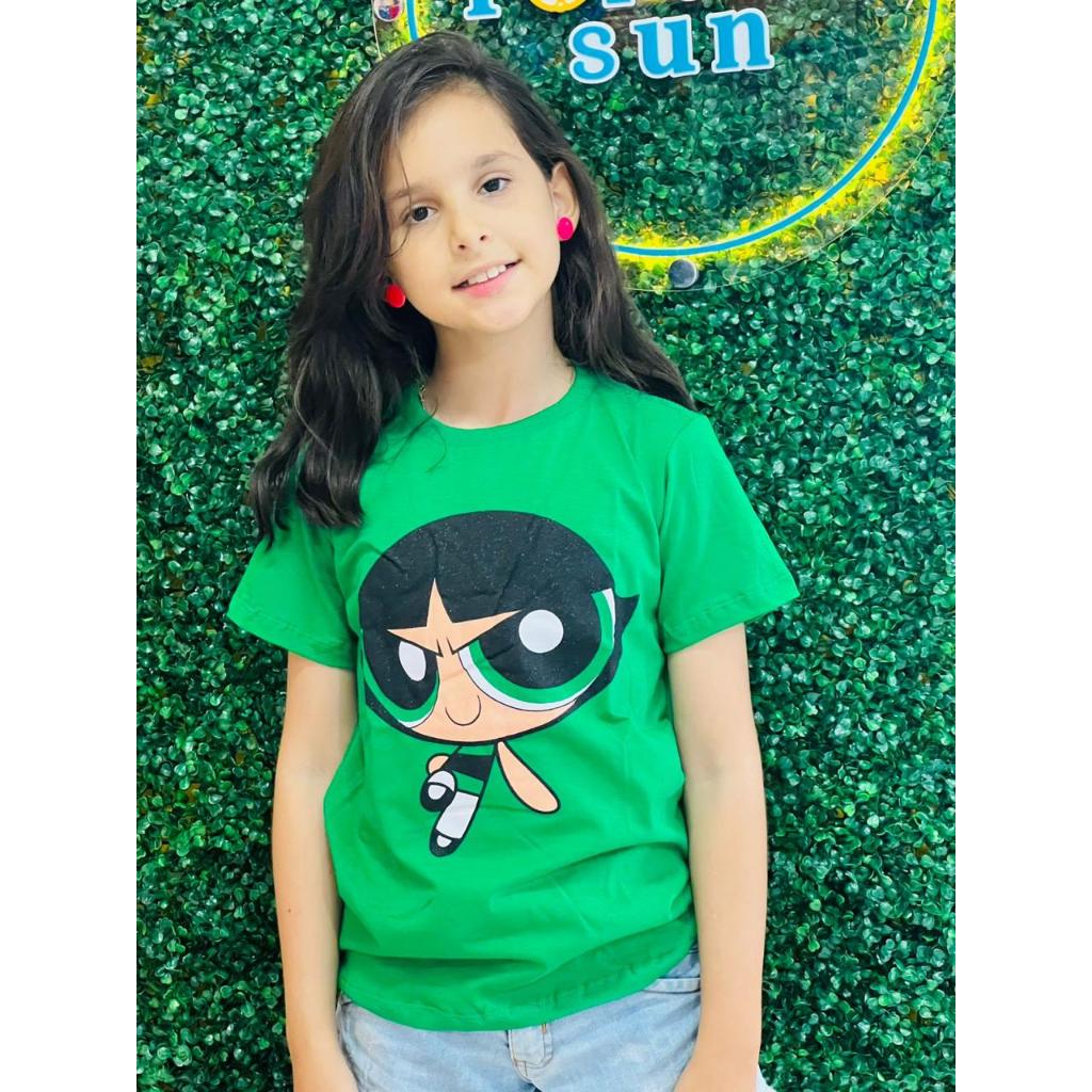 Kit Blusas Algodão Infantil Feminina Estilo Menina Estampas Sortidas