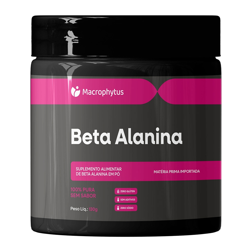 Beta Alanina 130g Macrophytus | Suplemento Esportivo para Treinos