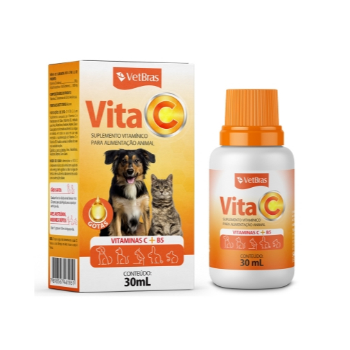 Vita Vet C 30ml - VetBras em Oferta na Shopee