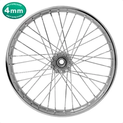Roda Dianteira Xtz 250 Lander Montada E Alinhada Raios 4mm Cromados