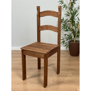 Jogo 4 Cadeiras De Jantar Madeira Maciça Ripada em Oferta na Shopee