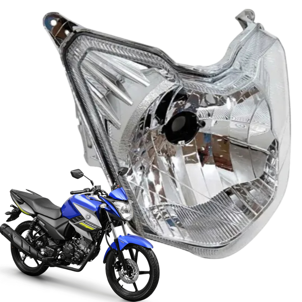 Bloco do Farol Optico Modelo Moto Yamaha Fazer 150 de 2013 até 2024 em Oferta na Shopee