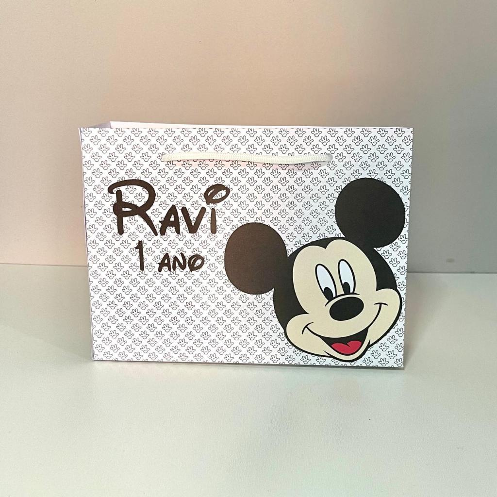 Sacolinha Personalizada Mickey - Pegue e Monte - Lembracinha Mickey Festa em Oferta na Shopee