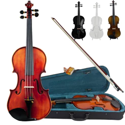 Violino 4/4 Bravo Vs44 Estudante Iniciante Com Estojo
