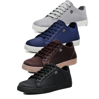 Kit com 4 Pares de Sapatênis Masculino Polo Fran – Estilo, Conforto e Versatilidade em Oferta na Shopee