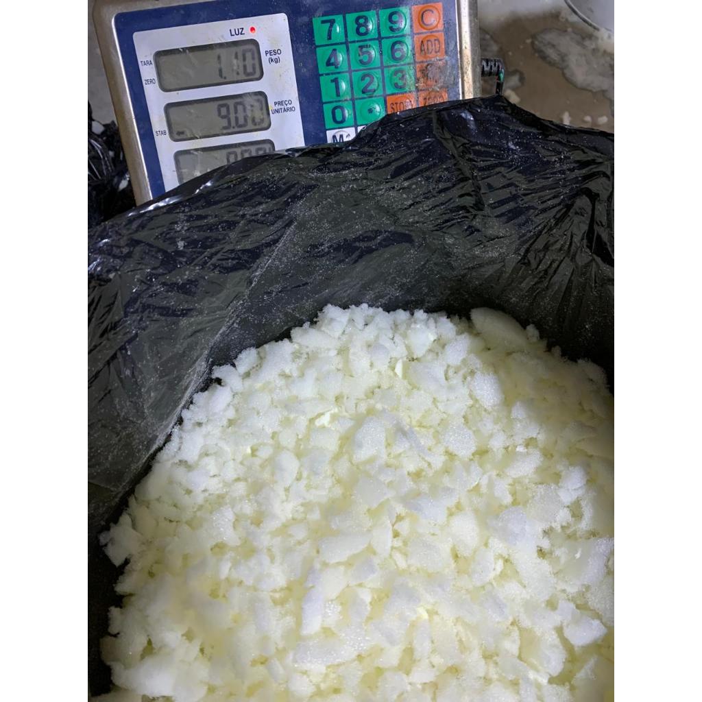 Flocos De Espuma 1kg Branco - Enchimento Para  Travesseiros Almofadas Puffs