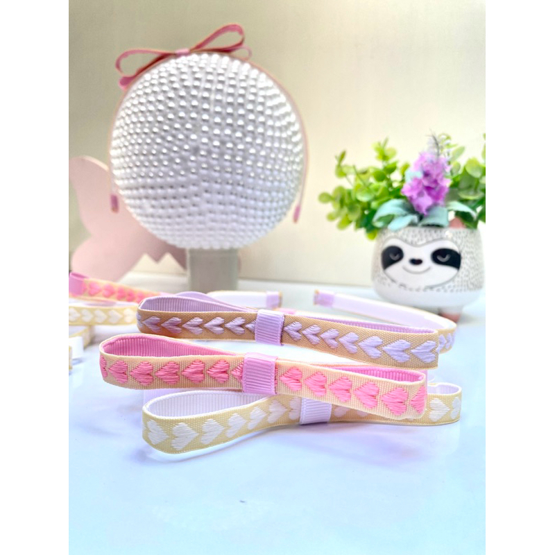 tiara infantil coração, tiara de cabelo, acessórios infantil, tiara infantil