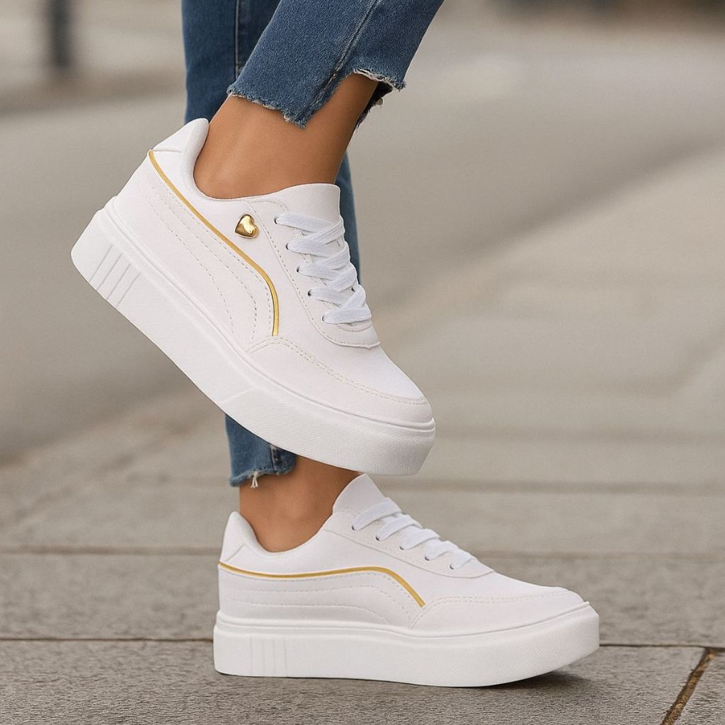 Tênis Feminino Casual Super Macio – Perfeito para Longas Caminhadas