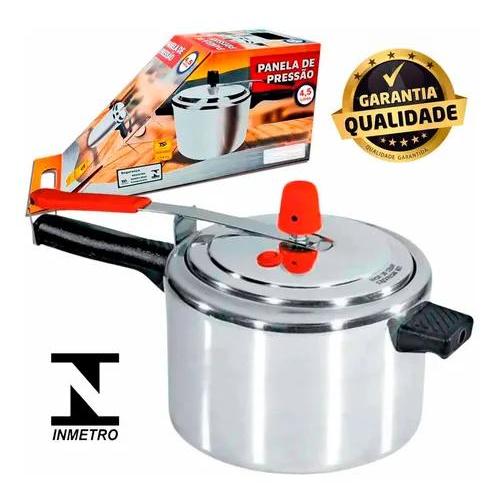 Panela Pressão 4,5 Litros Extralight Alumínio polido Clássica - Envio Rápido