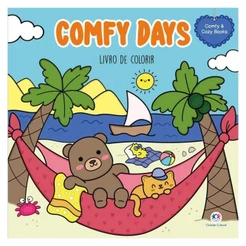 Livro de Colorir Comfy Days Capa Flexivel