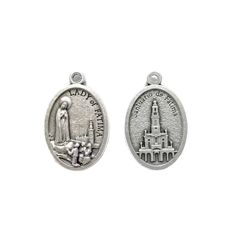 Medalha para Cadeia de Consagração - Nossa Senhora de Fátima, São Rafael Arcanjo e São Padre Pio em Oferta na Shopee