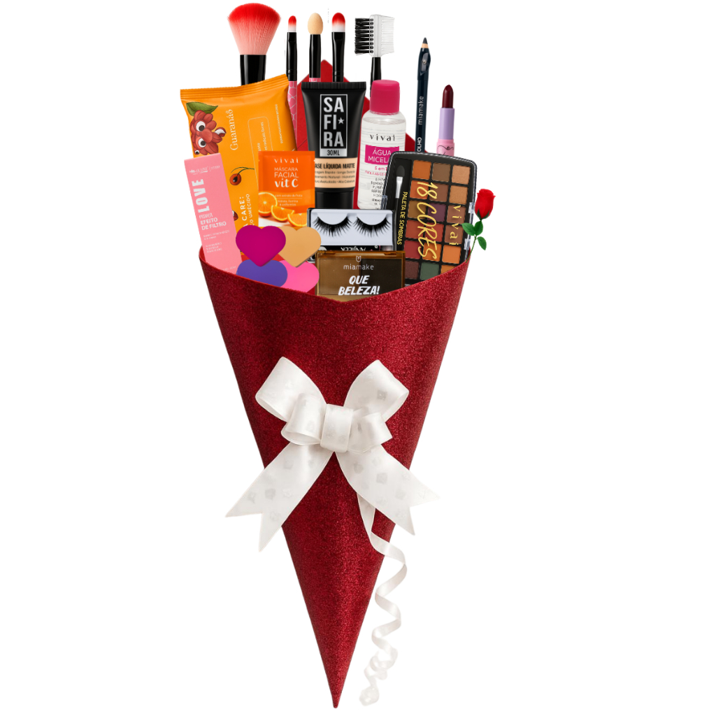 Buquê De Maquiagem Mulher Produto Exclusivo Para Presente Namorada