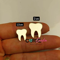 KIT 10 Unidades Aplique/Tag DENTINHO em acrilico