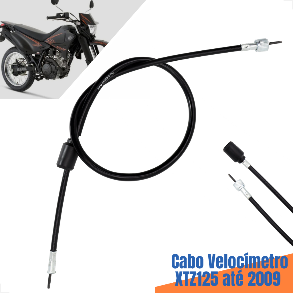 Cabo De Velocímetro Yamaha XTZ 125 XE XL 2008 2009 Original Reposição Peça MOTO Fácil Instalação em Oferta na Shopee