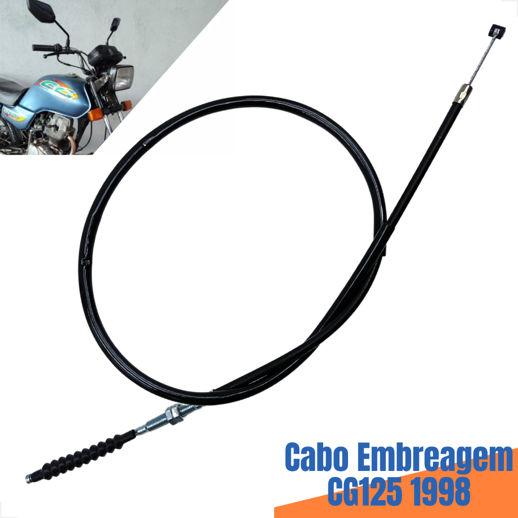 Cabo De Embreagem Honda CG 125 Titan 1998 1999 Reforçado Flexível Durável Reposição Peças MOTO em Oferta na Shopee