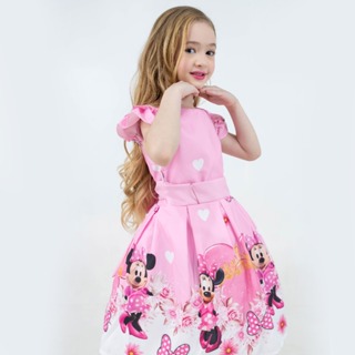 Vestido Tematico Minie R. Aniversário em Oferta na Shopee