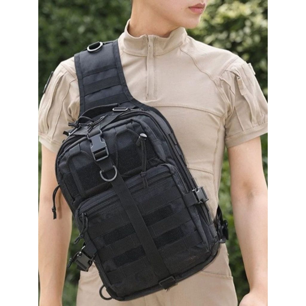 Bolsa Militar Tática Transversal 20L – Shoulder Bag Resistente e Versátil 9316 em Oferta na Shopee