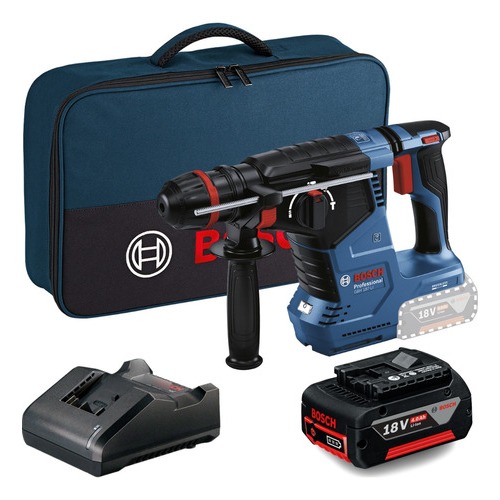 Kit Martelete Rompedor Bosch GBH 187 LI + Bateria 4 Ah + Bolsa + Carregador em Oferta na Shopee