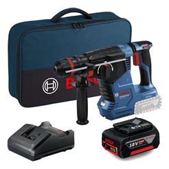 Kit Martelete Rompedor Bosch GBH 187 LI + Bateria 4 Ah + Bolsa + Carregador