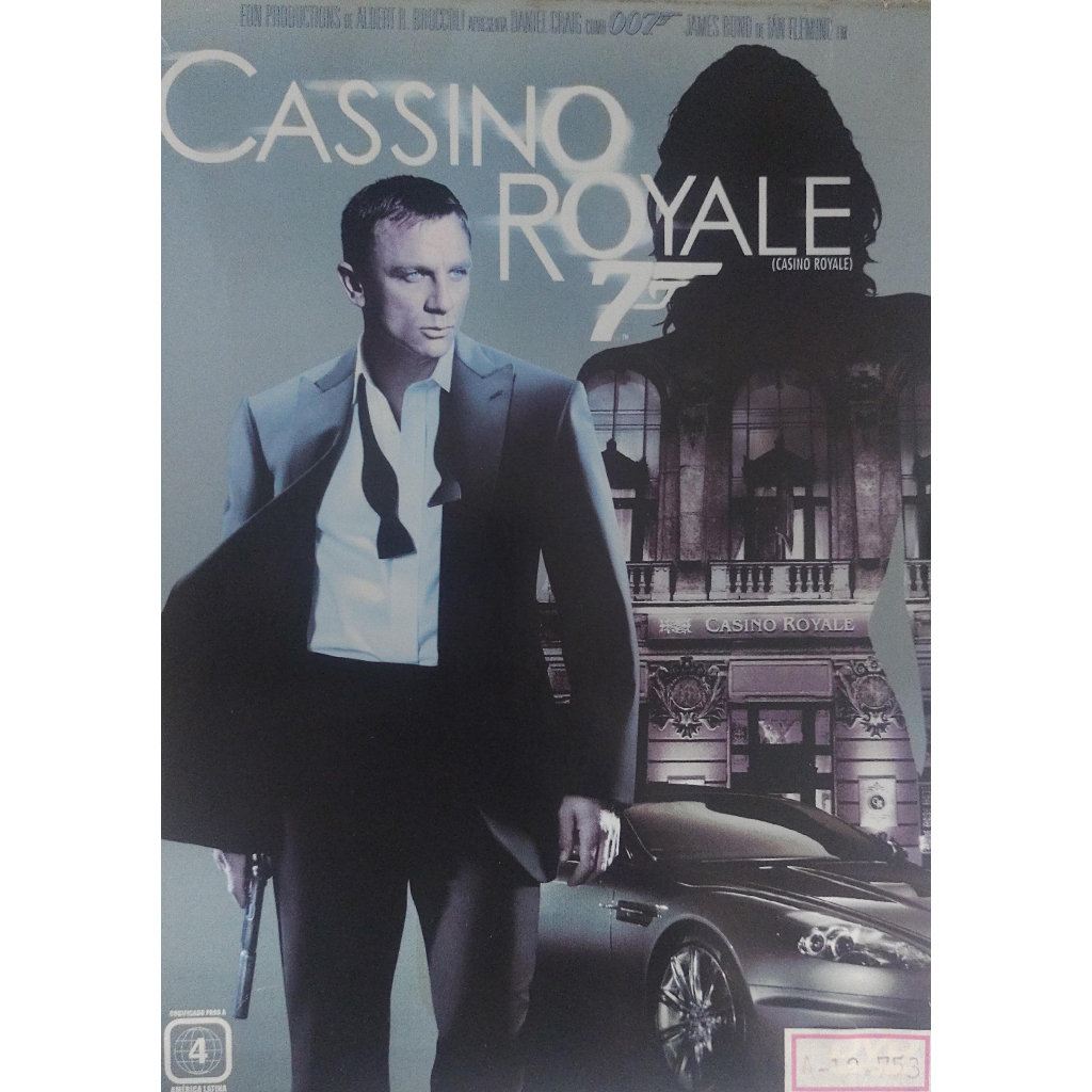 DVD - Cassino Royale 007 - O início da carreira de James Bond