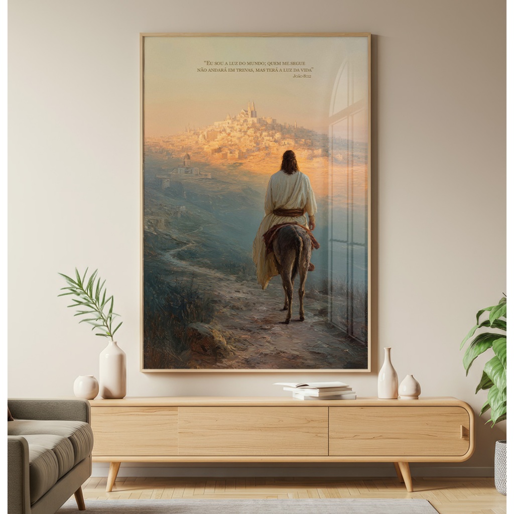 Quadro Com Frases Biblicas Quadro Decorativo Religioso Jesus Cristo Quadro Versículo Bíblico João