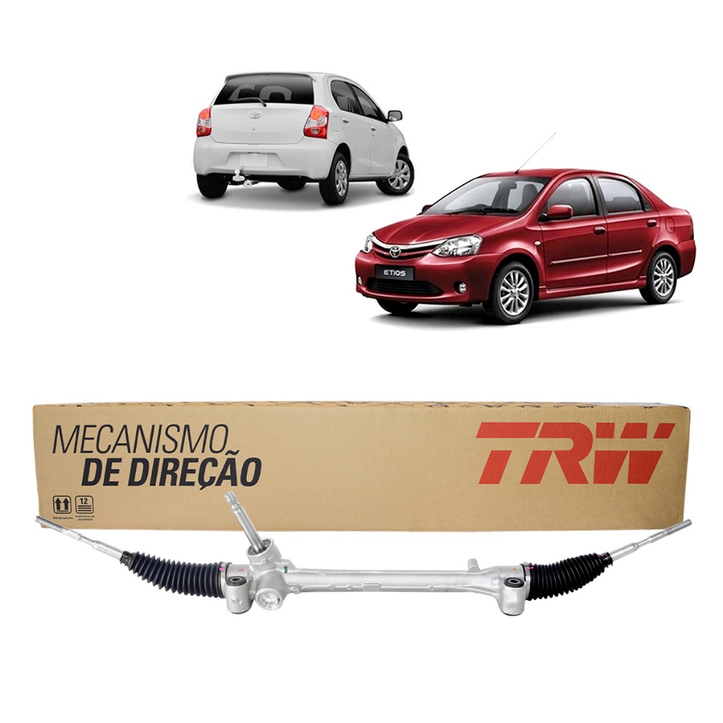 Caixa Direção Nova Trw Mecânica Elétrica Toyota Etios  Todos  Caixa Mecânica Para Coluna em Oferta na Shopee