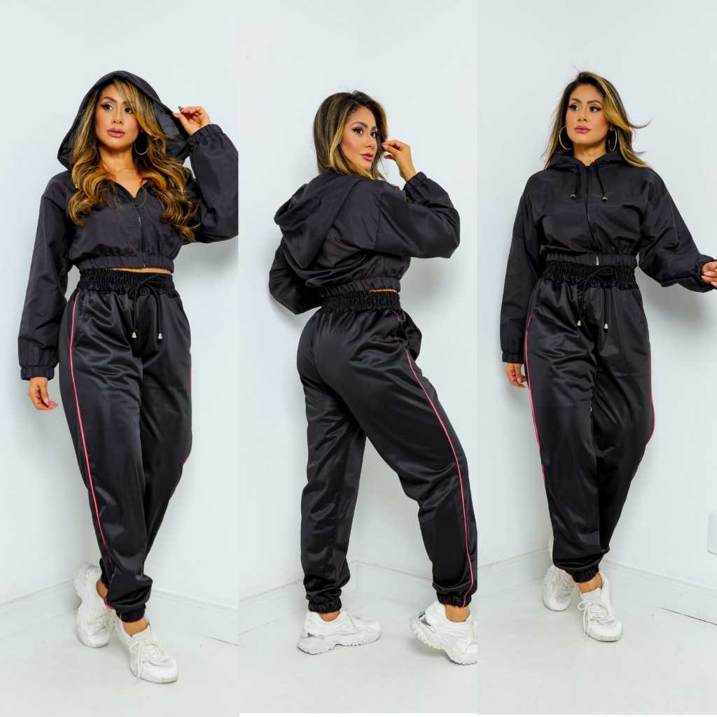 Kit 2 Calça Feminina Chimpa Com Bolsos